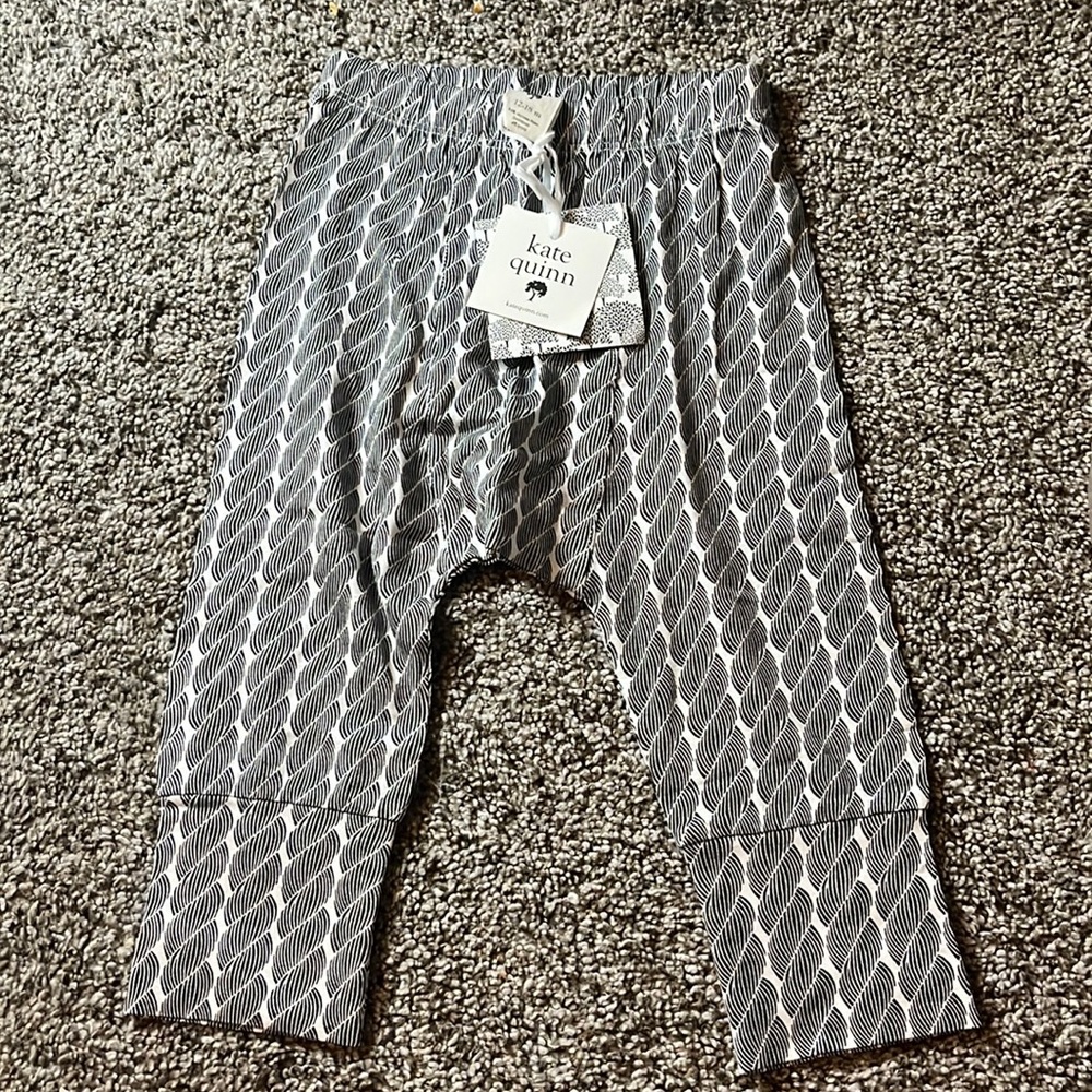 NWT. Kate Quinn. 12-18M. Classic Panda Pant. Bamboo